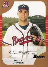 2005 (BRAVES) Bowman Draft Gold #2 Kyle Davies