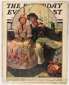 NOV 8 1930 Yarn Spinner NORMAN ROCKWELL SATURDAY EVENING POST FULL MAG M550 - Picture 1 of 23
