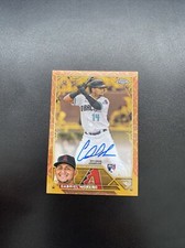 2023 Topps Gilded Rose Gold Autograph Rookie Card GABRIEL MORENO Auto /25 RC (B)