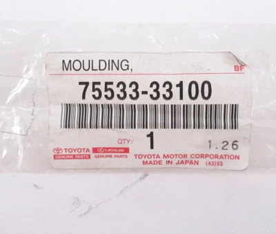 Genuine OEM Toyota Lexus 75533-33100 Upper Windshield Molding 13-18 ES350 ES300h - Image 1 of 3