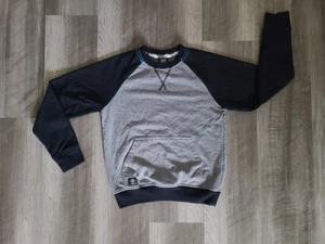 Shaun White Crew Neck Boys Sweatshirt Pocket Black/Gray Sz M 8/10 - Picture 1 of 3
