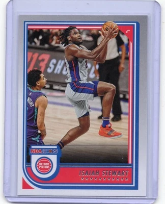 2022-23 Panini NBA Hoops - Isaiah Stewart #63 Detroit Pistons - Image 1 of 2