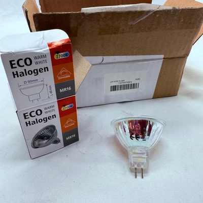 [5 Pack] LED MR16 50W Halogen Replacement Bulbs GU5.3 Bi-Pin 2700K - Image 1 of 4