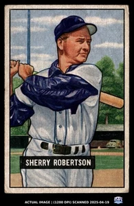 Bowman #95 Sherry Robertson 1951 senadores de Washington en muy buen estado (arruga) - Imagen 1 de 2
