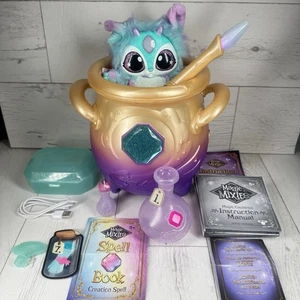 Magic Mixies Magischer echter Nebel lila Kessel interaktiver Zauberstab Spielzeug blau - Bild 1 von 11