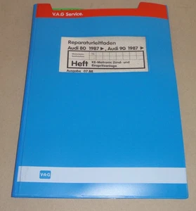 Manual de Taller Audi 80 90 Tipo 89 B3 Ke-Motronic Sistema Encendido Inyección - Imagen 1 de 2