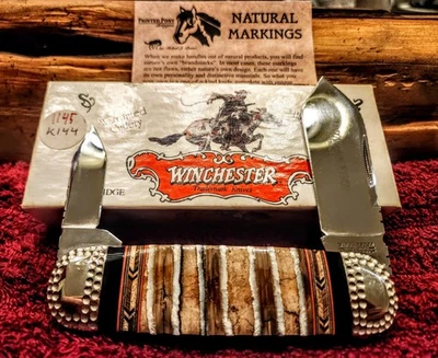 Pez luna pony pintado mamut Michael Prater personalizado Winchester. Raro 1 de 1  Foto 1 de 3