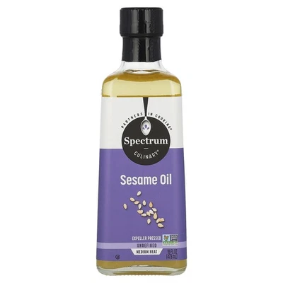 Sesame Oil, Unrefined, 16 fl oz (473 ml) - Image 1 of 2