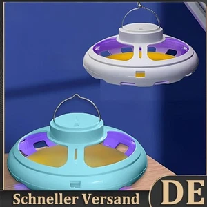 Trampas de luz contra pulgas con 5 almohadillas adhesivas USB recargables para insectos polillas mosquitos interior - Imagen 1 de 17