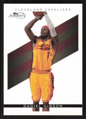 2008 TOPPS SIGNATURE DANIEL GIBSON TS-DGI MINT 1389/2325 CLEVELAND CAVALIERS - Image 1 of 2