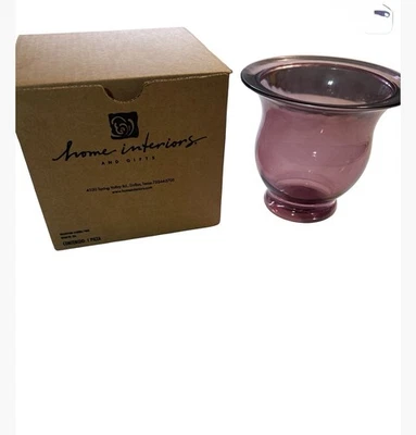 Jarrón pequeño púrpura para decoración de interiores del hogar Foto 1 de 4