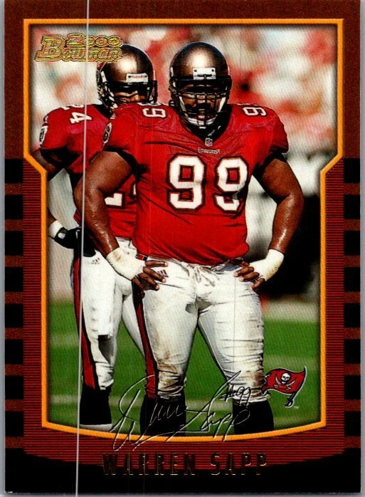 2000 Bowman #25 Warren Sapp - Image 1 of 2