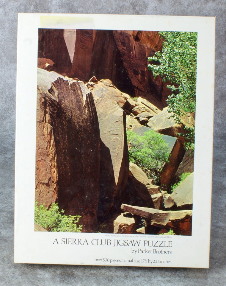 Vintage Parker Brothers Puzzle 500+ Pieces Sierra Club Jigsaw - Image 1 of 1
