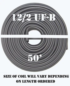 Cable alimentador subterráneo Southwire 12/2 UF-B x 50' - Imagen 1 de 2