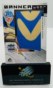 Jordan Binnington Relic ▪ 2022-23 UD SP Game-Used Banner Year Winter Classic - Picture 1 of 2