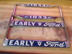 1933 Ford License Plate Frame - Picture 1 of 2
