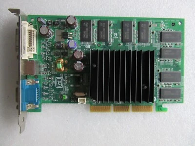 MSI Nvidia GeForce FX5200 256MB DVI VGA TV-OUT Graphics Video Card MSI-8911 AGP - Image 1 of 4