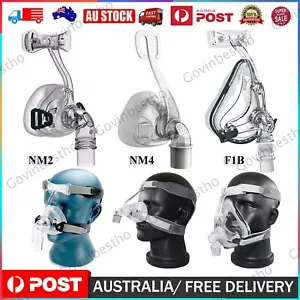 NM2 NM4 F1B CPAP Nasal Mask with Adjustable Headgear for Sleep Apnea Size S M L - Picture 1 of 16