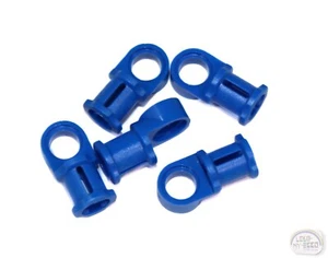 LEGO Technic - 5 x Axle & Pin Connector Toggle Joint - Smooth - Blue - New - 44 - Picture 1 of 4