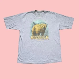 Wild Bear Alaska Nature Grunge Festival Large Graphic Tee in Grey by Cabela's XL - Picture 1 of 5