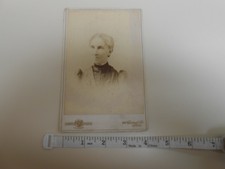 Early 1900's Cabinet Card Elderly Woman - Conrad Miller Gilbert Photo.
