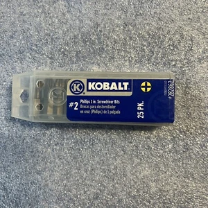 Kobalt #2 Screwdriver Bits 25 Pcs New Old Stock - Picture 1 of 2