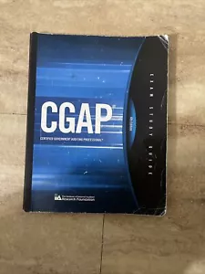 CGAP® Exam Study Guide, 4th Edition - Spiral-bound By Thomas F. O Connor - GOOD - Imagen 1 de 3