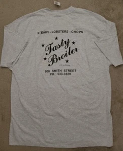 T-shirt vintage Hawaii Nostalgia - gustosa broiler grigia 2XL xl - mai indossata - Foto 1 di 3