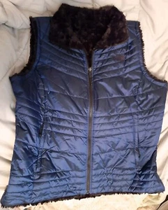 The North Face gefütterte Wendeweste mit Kunstfell und Lammfell Damengröße XL - Bild 1 von 21