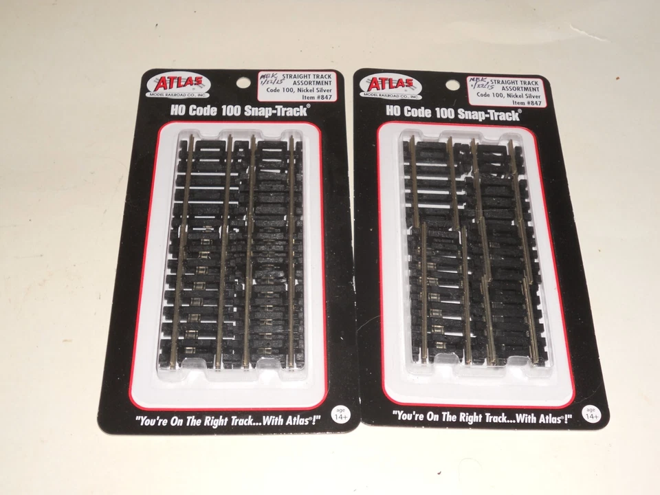 Atlas Model Railroad HO Code 100 Straight Assortment ATL847
