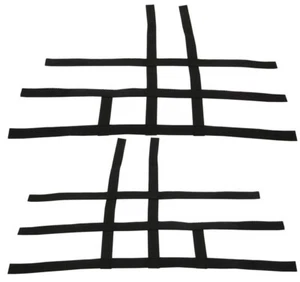 Polaris Outlaw 450 500 525  Nerf Bar Nets  Alba Tusk   Black J - Picture 1 of 1