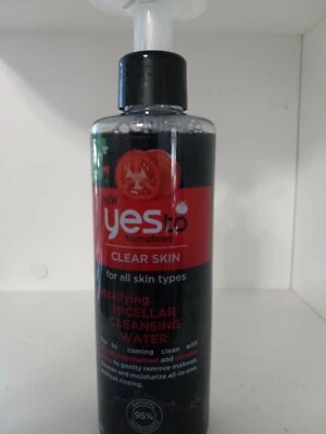 Yes To 西红柿排毒炭 Micellar 清洁水 - 7.77 盎司全新 — 第 1/4 张图片