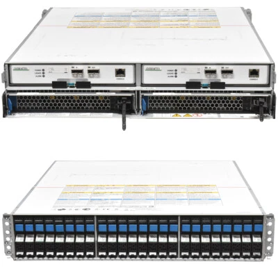 Hitachi Drive Box DF-F850-DBS 24x SFF 2.5" 2x I/O Card DBMS6 3285196-A 2x PSW 2U - Image 1 of 3