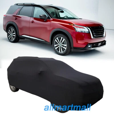 SUV Satin Soft Stretch Indoor Car Cover Scratch Dustproof for Nissan Pathfinder - Image 1 of 4