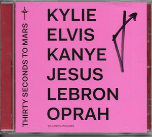 Thirty Seconds To Mars Kylie Elvis Kanye Jesus Lebron CD musicale firmato (senza disco) - Foto 1 di 2