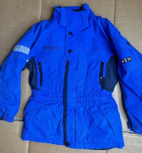 Columbia Sportswear Youth Winter Coat Blue Size 6/7 No Hood - Picture 1 of 6