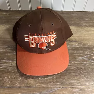 Gorra de fútbol americano VIntage CLEVELAND BROWNS SNAPBACK Annco deletreada década de 1990 NFL - Imagen 1 de 7
