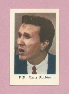 1963 Dutch Gum Card F #29 Marty Robbins