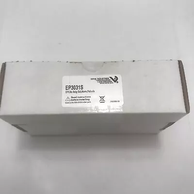 Veris Industries EP3031S, EP3, No A LF Out, Alarm, Fail safe. New Sealed In Box - Image 1 of 4