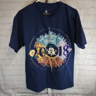 Camisa Parques Disney 2018 Mediana Unisex Discover The Magic Disneyland Resort Foto 1 de 4