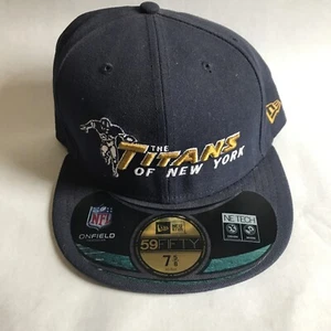 NFL New Era 59Fifty Titans of New York Fitted Hat Baseball Cap Size 7 5/8 - Bild 1 von 5