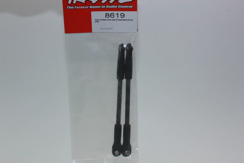TRAXXAS TRX 8619 Push Rod (Stahl) Heavy Duty montiert mit Kugelpfannen NEU OVP - Bild 1 von 4