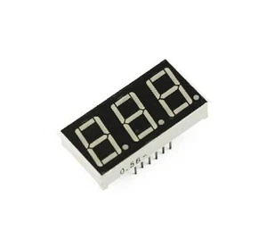 5 PIEZAS 0.56 pulgadas 3 dígitos Pantalla LED Roja 7 segmentos Cátodo Común BUENA CALIDAD #A6 - Imagen 1 de 4