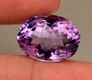 Natural Purple Color Amethyst Gemstone Oval Cut 10.30 Ct Certified Gemstone - Picture 1 of 5