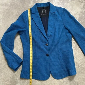 Chaqueta Blazer Tonello T Para Hombre Talla Mediana Algodón Ligero Azul Hecho en Italia - Imagen 1 de 11