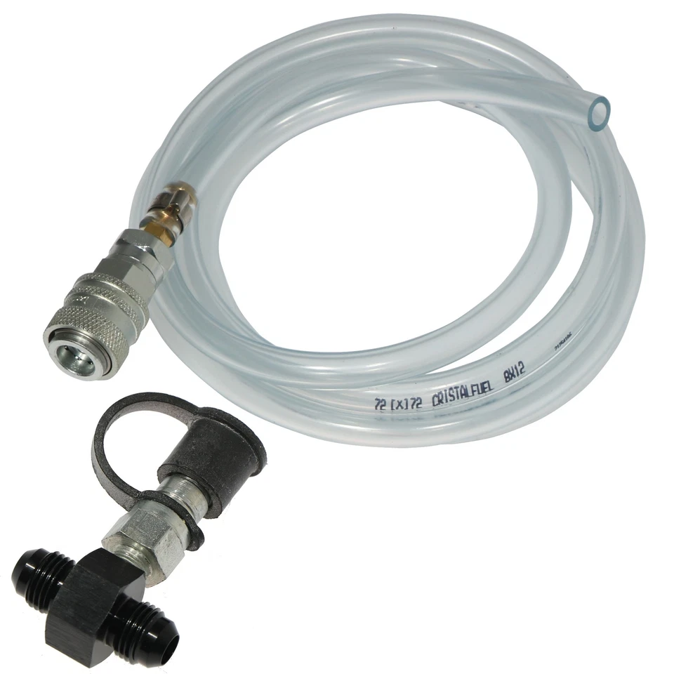 PFS Fuel Sampling Kit AN-6 Male/Male Hose Adaptor Race/Rally Car - Image 1 of 1