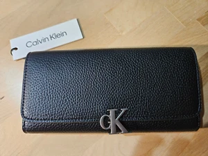 Calvin Klein Archive Long Fold Wallet Black Style #: 37300673-010 #M4-3 - Picture 1 of 6