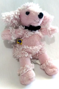 Build a Bear Workshop rosa Pudel Hund 6 Zoll Plüschtier Stofftier Spielzeug Baby Welpe - Bild 1 von 7