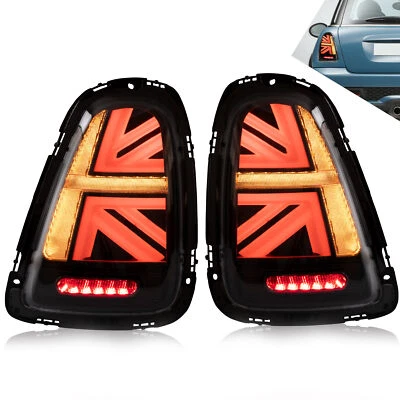 VLAND SMOKED LED Taillights For 2007-13 Mini Cooper R56 R57 R58 R59 W/Sequential - Изображение 1 из 4