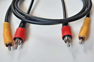 High Quality Screened Coaxial Composite AV TV Cable Lead for Nintendo NES 1.2M - Image 1 of 4